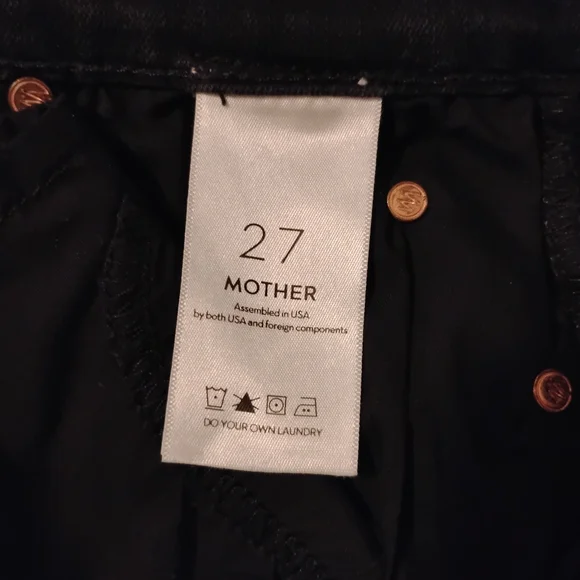 MOTHER The Runaway in Not Guilty, Raw Hem 26” InseamSz 27